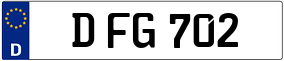 Truck License Plate
